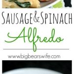 sausage spinach alfredo